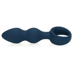 Loveline Plug TEARDROP BALTIC L 12 x 4cm Bleu